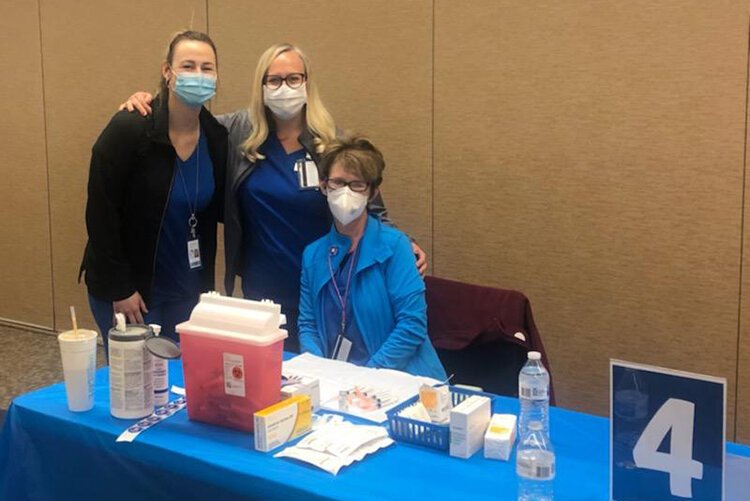 St. Clair County Community Mental Health hosting a vaccination clinic.