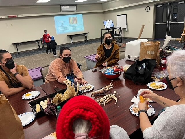 Participants enjoy BMCC's 13 Moons of Anishinaabe programming.
