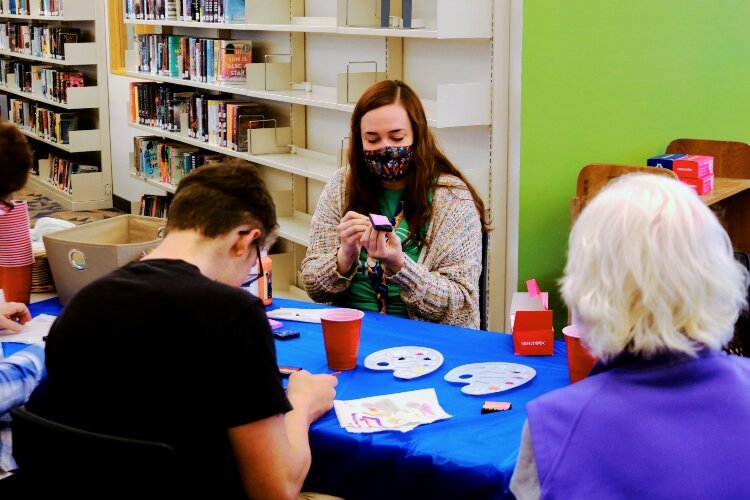 Herrick District Library will have numerous art programs for adults in the coming weeks, including candle making, sketching and painting events. Recently staff and patrons painted mini canvases as part of the library's How To Fest.