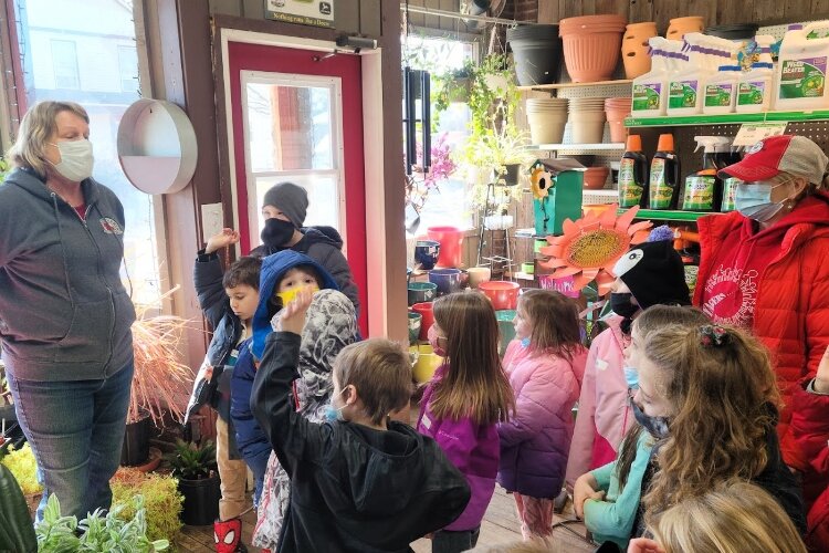 Ferry and Voyager students are learning about botany and native plant species at The City Farmer.