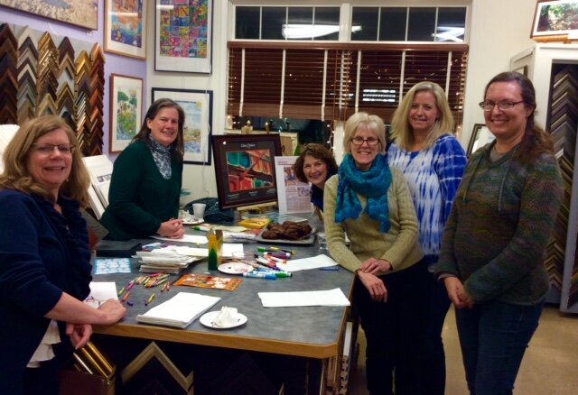 Uptown Gallery held a Kids' Food Basket event to gather donations.