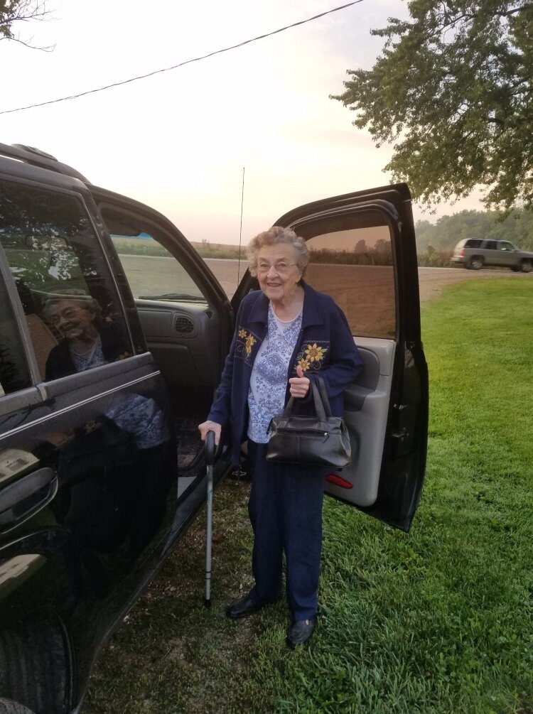 Hazel Bosch died April 2, 2020.