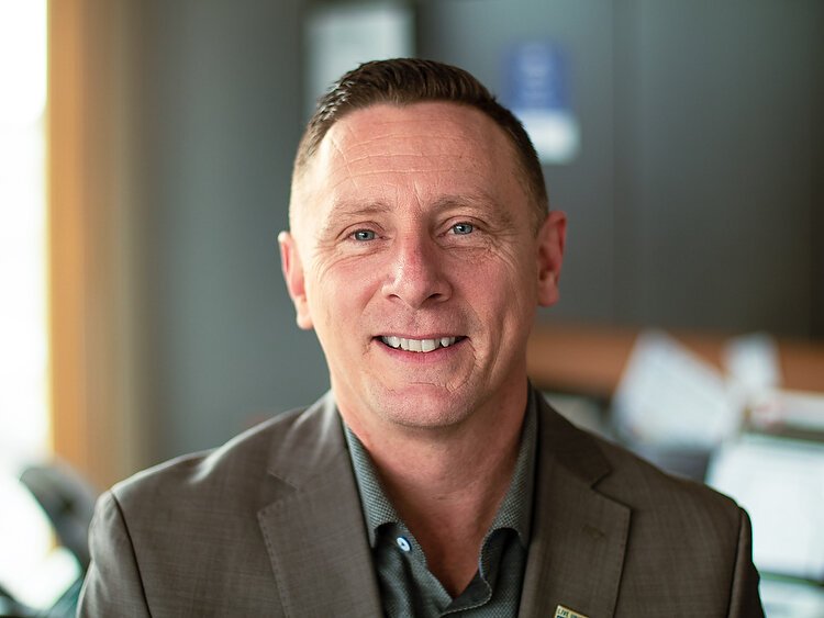 Patrick Moran is the regional president of the United Way for Ottawa and Allegan counties. Photo by Matthew J. Huizenga