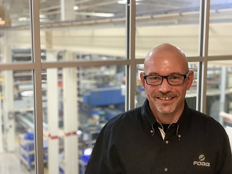 Howie Stieber is the materials manager at Fogg Filler.