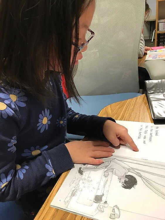 Faith Millen's parents credit Ready for School for setting the foundation for her learning to read. Photo courtesy of Shelley Millen