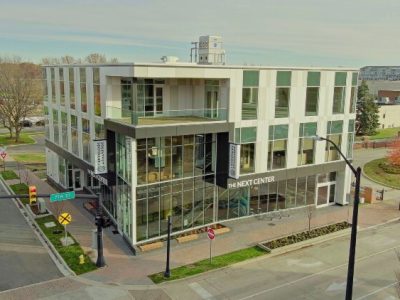 The 20,000-square-foot Next Center in downtown Holland symbolizes Lakeshore Advantage's evolution over the past two decades and its enduring commitment to fostering innovation in Ottawa and Allegan counties.