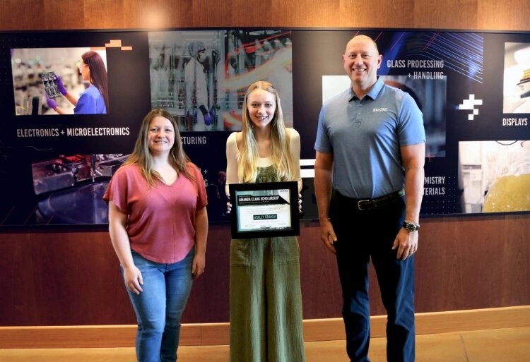 Ashley Cramer received the 2025 Gentex Foundation’s Amanda Clark Scholarship.