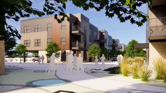 Funds from the 2020 EPA grant helped support site assessment at Terra Station, a 12-building, mixed-use complex currently under construction in Hudsonville.