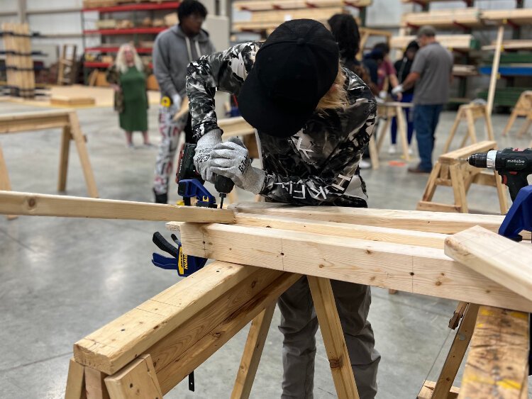 Ty Cox participated in the Summer Youth Career Readiness Program at the Michigan Regional Council of Carpenters and Millwrights.