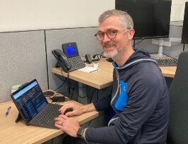 Todd Rockhill advocates for clients facing housing and substance use challenges at Allegan County's OnPoint.