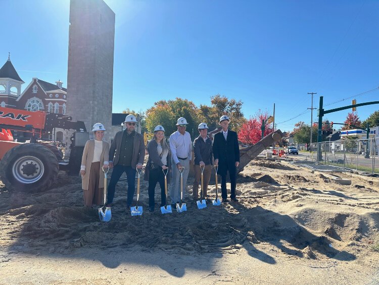 Backed by nearly $7 million in investment and key support from the state of Michigan, 17 East Main officially broke ground on Thursday, Oct. 17.