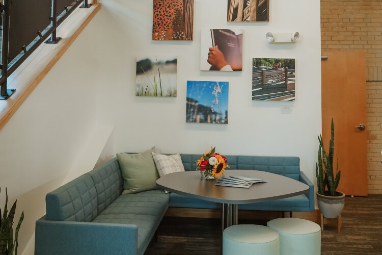 The new space features an outdoor garden area and a rooftop deck, both of which will be used to host Grand Haven Area Community Foundation events and gatherings.