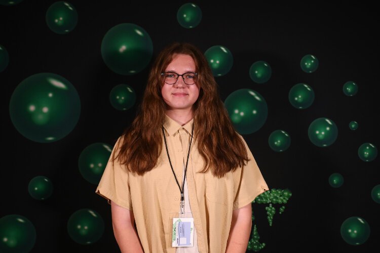 City Middle High School senior Calvin Donahue