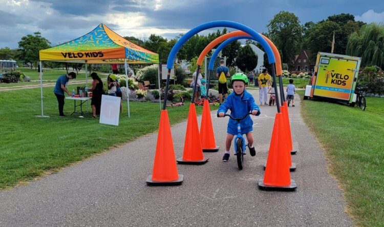 The Macatawa Water Festival mixes learning with fun for all ages, including kayaking and bike riding, learning about invasive plants, making a craft, and performing water quality experiments.
