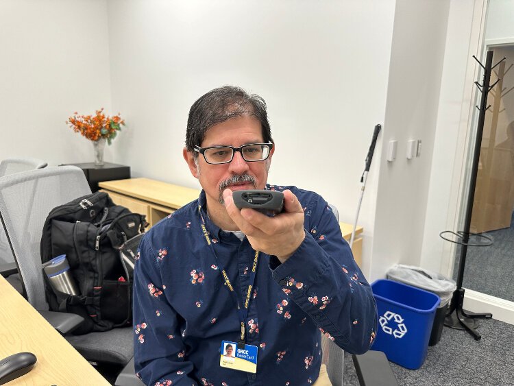 Although his vision loss once isolated him, Roel Garcia learned to adapt and challenge himself.