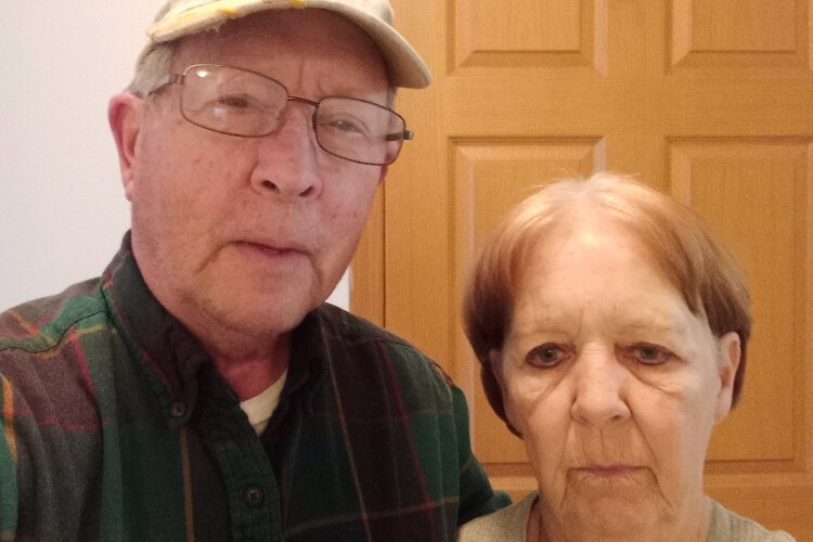 Tom and Sharon Higgins rely on food assistance and veterans' benefits to get through the month.
