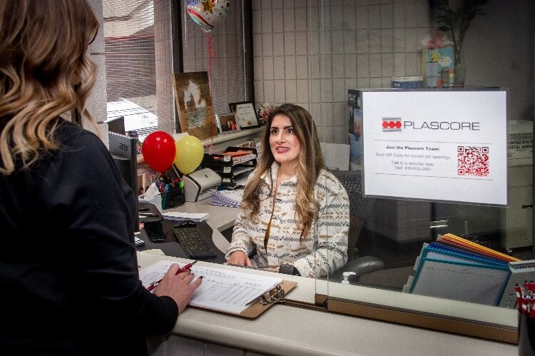 Marolyn Lopez is a corporate receptionist at Zeeland-based Plascore, Inc.