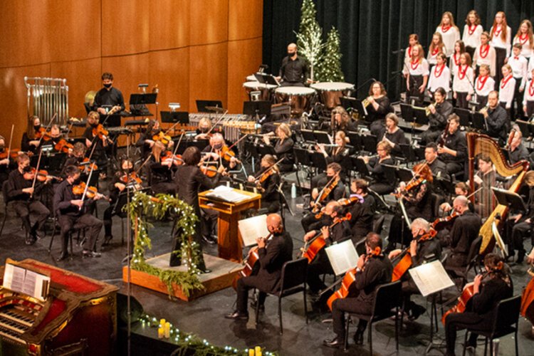 The West Michigan Symphony is slated to perform an evening of holiday movie favorites on Dec. 15 at the Frauenthal Center in Muskegon.