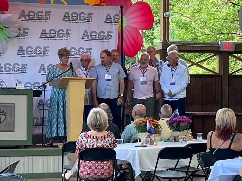 The Allegan County Community Foundation launched the PRIDE Fund at the Dunes Resort in Douglas last month.