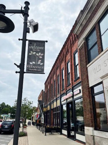 Downtown Fennville, a small community in Allegan County.  Photo: Jim Hayden