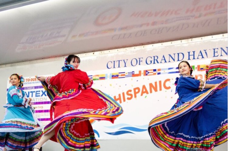 Ballet Folklorico Sol Azteca performs at the 2022 Fiesta. This year’s event — featuring music, food, shopping, dance, and a children’s area — is set for Sept. 16.