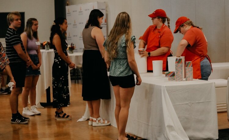 The GHACF held an ice cream social in July to celebrate the scholarship recipients and their families.