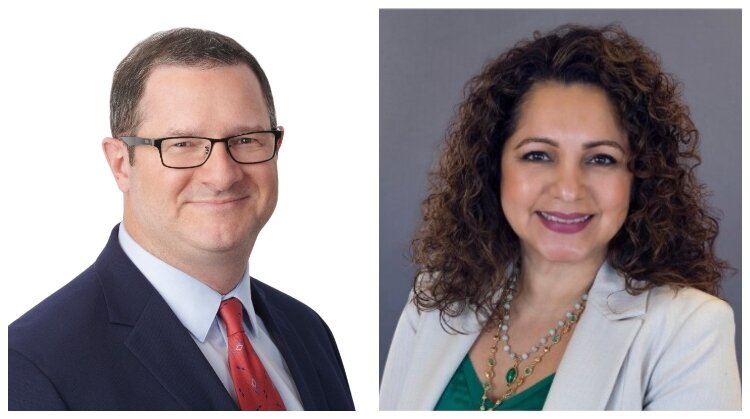 New GHACF board members Dean Reisner and Reyna Masko.