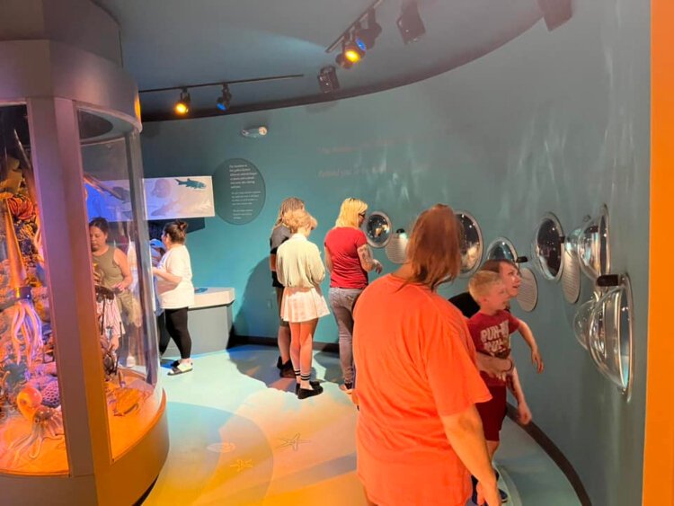 The Lakeshore Museum Center allowed children a fun, educational spot to meet their moms for a special visit during the Muskegon County Time Well Served program. 