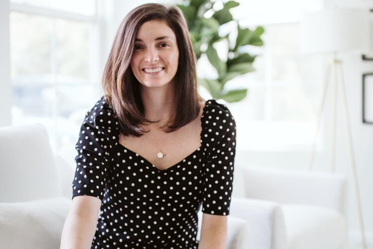 In addition to digital design, Julia Swenson also designs interiors. 