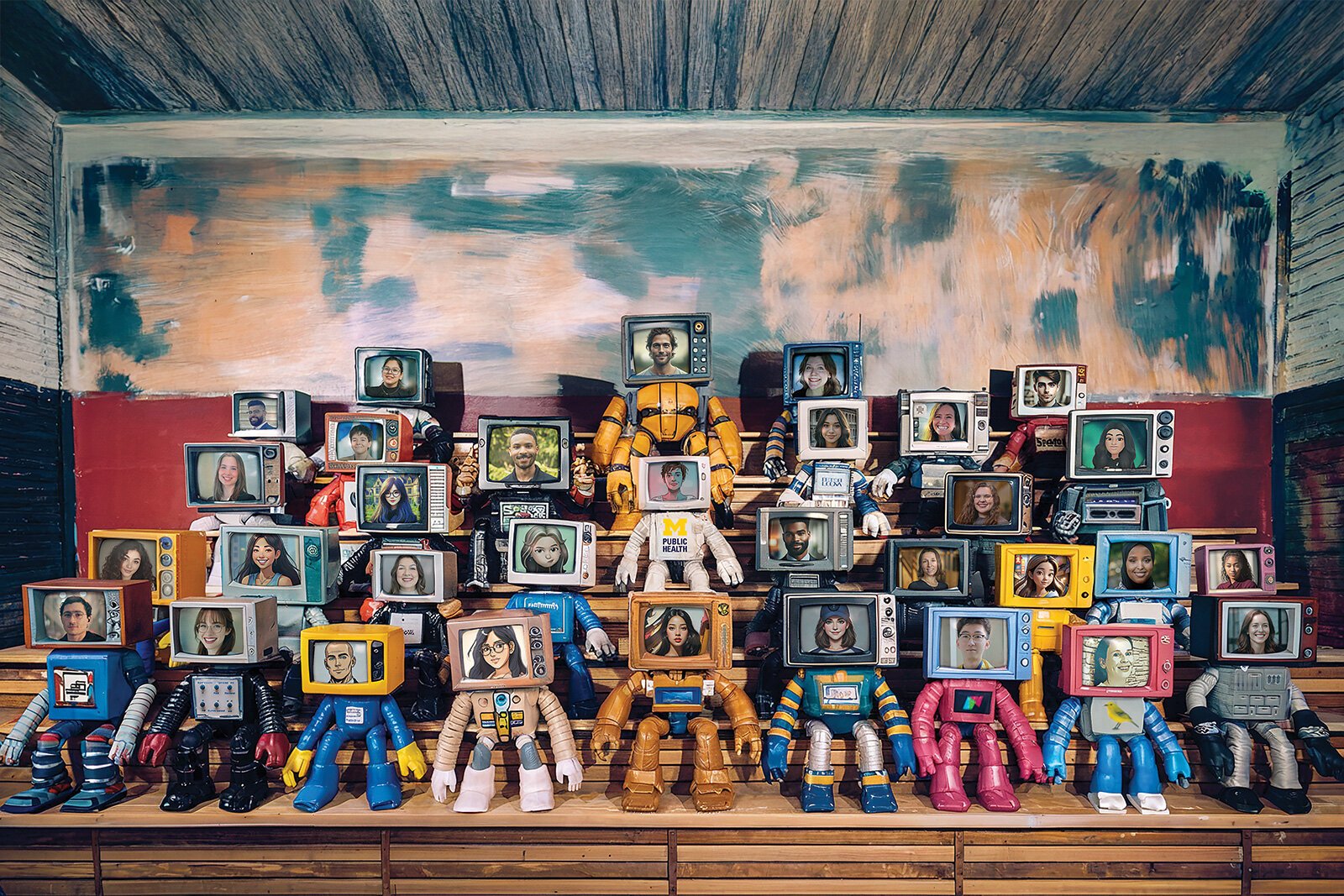 The students currently taking U-M School of Public Health course, Chatgpt/AI and Public Health.