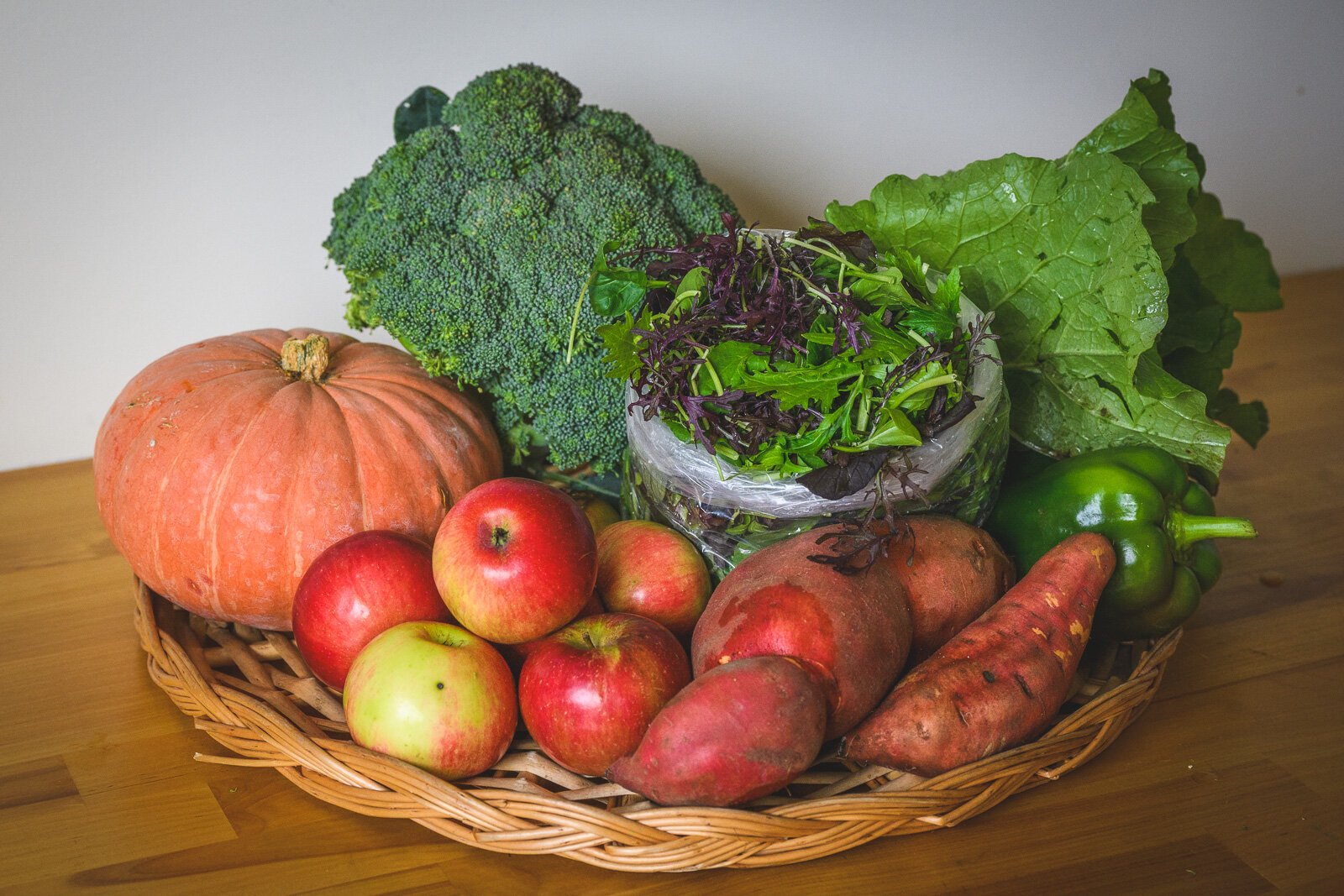 Produce at The Farm at Trinity Health in Ypsilanti.