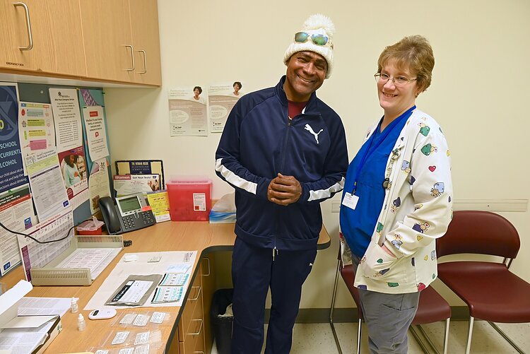 Community health worker John Fuse and sexual health nurse Marla McDonnell find their public health careers at Berrien County Health Department  very rewarding.