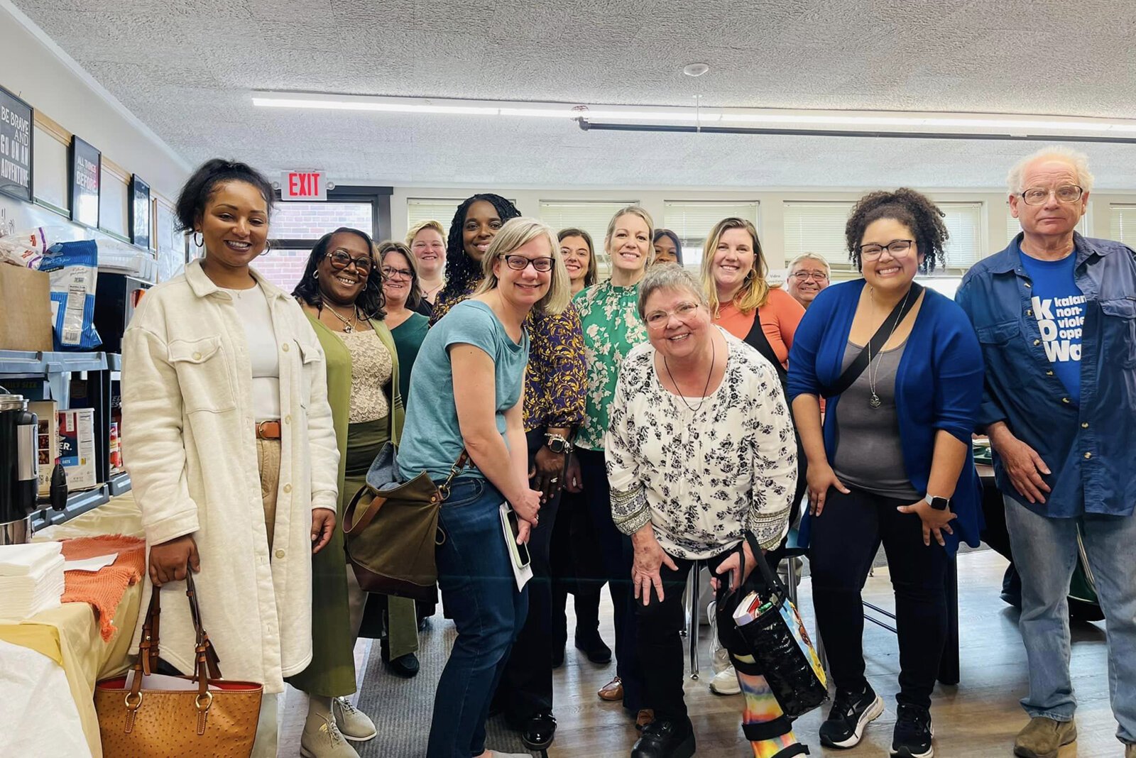 Residents in Action's homeless shelter.