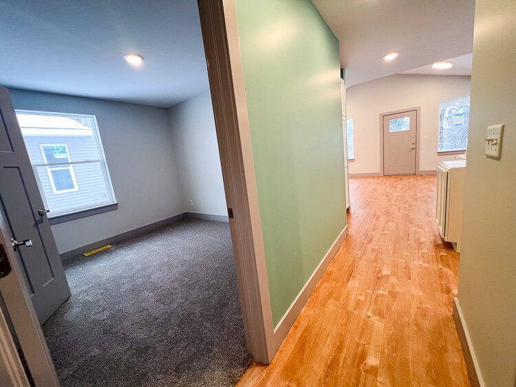 Interior of a new home within the Dwelling Place CLT in Grand Rapids.