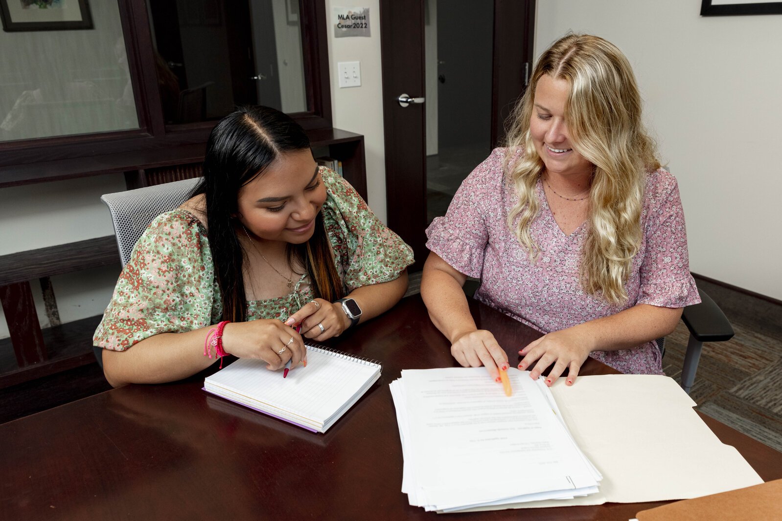 Dilayla Martinez and Molly Spaak.