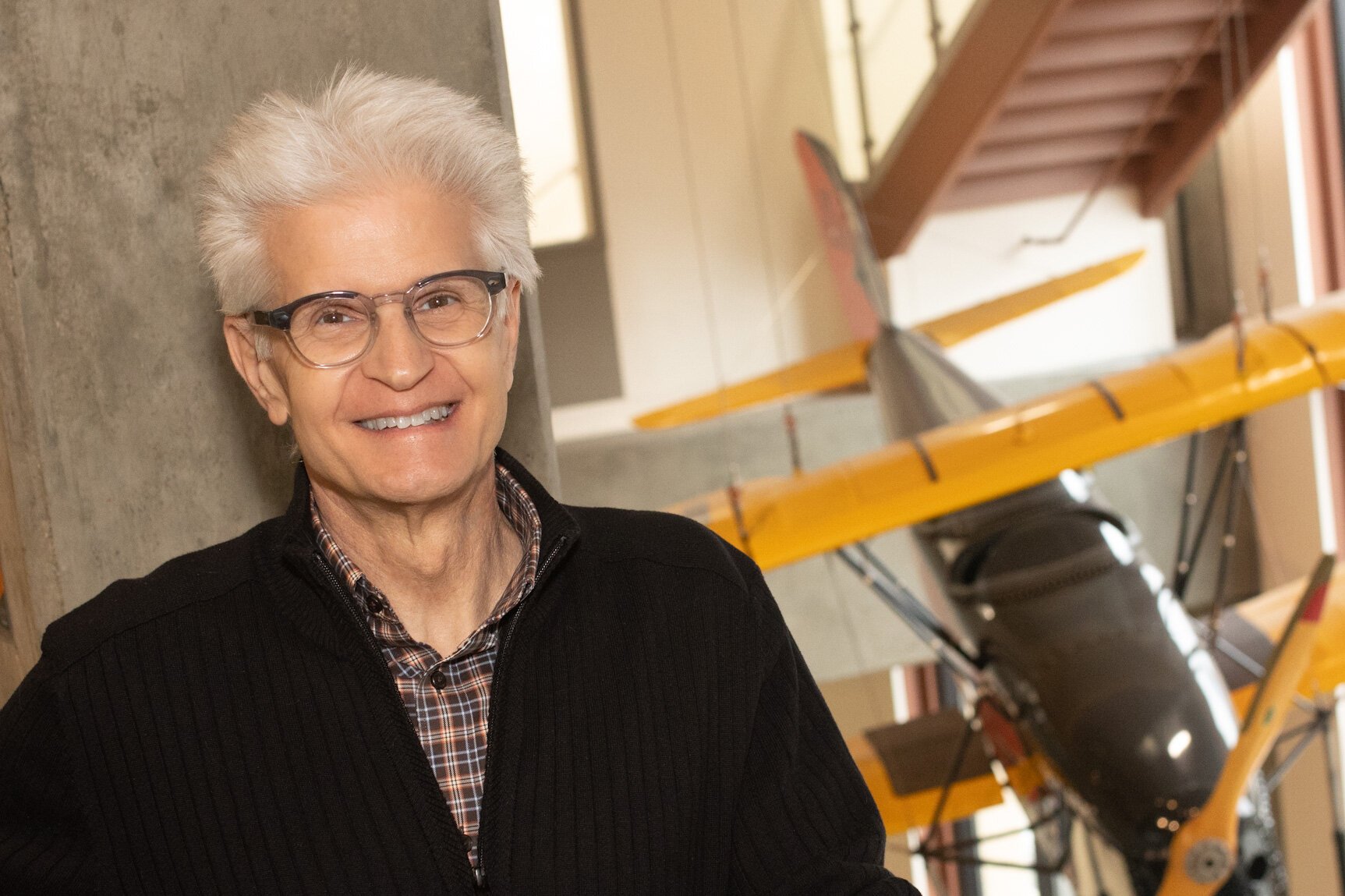 Dale Robertson on the job at the Grand Rapids Public Museum.