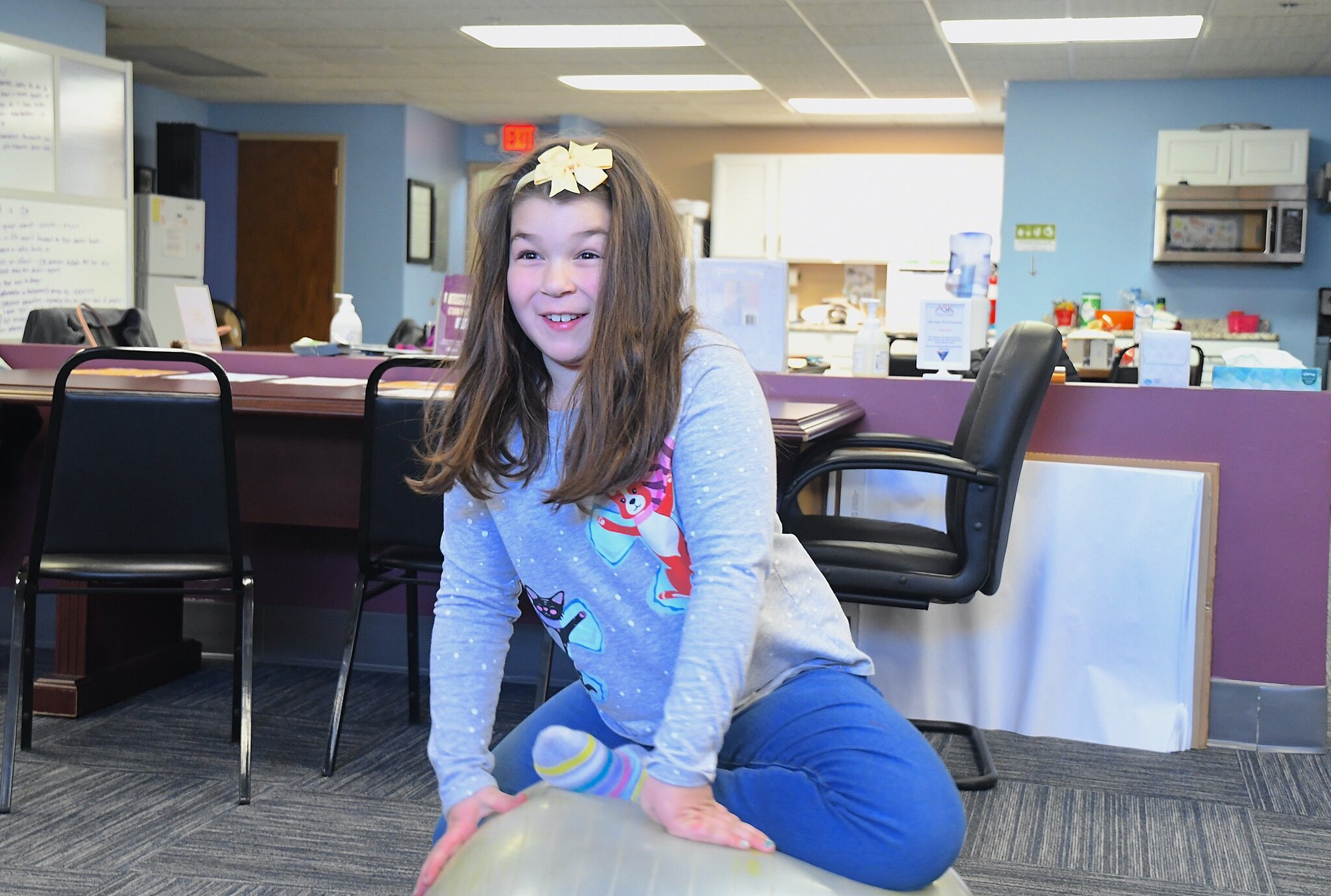 Margot Weiner, 8, was a participant at March sibshop at ASK Family Services