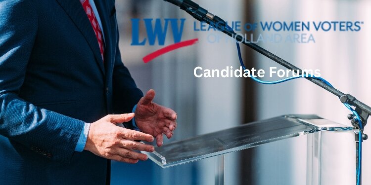 Nonpartisan forums in Zeeland, Holland, and Saugatuck will let residents hear from candidates.