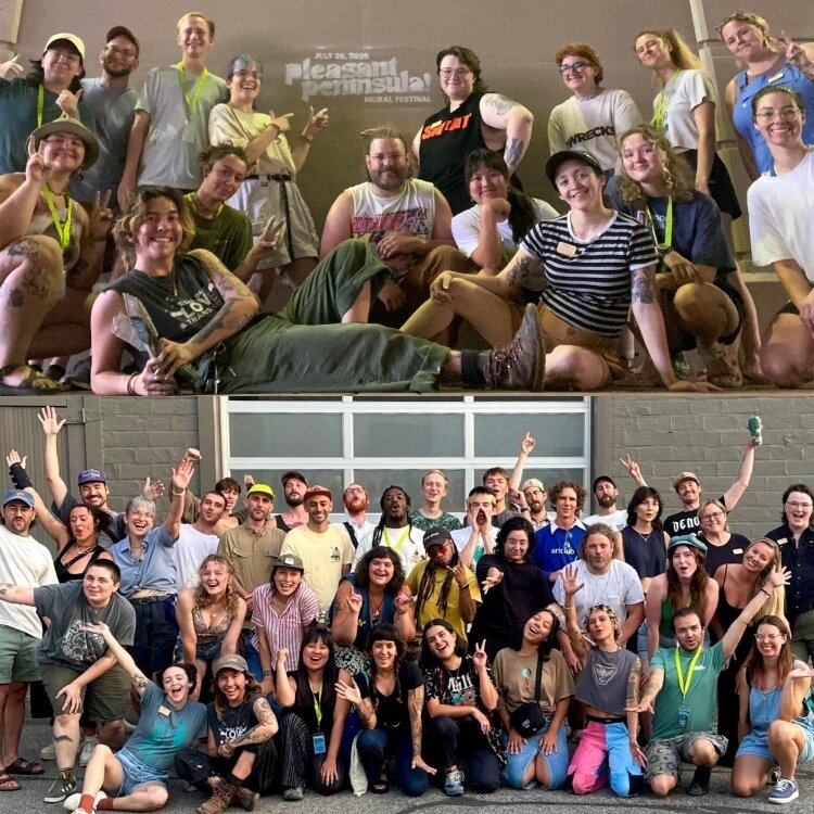 Held in Grand Rapids on July 26, this year's Pleasant Peninsula Mural Festival featured artists from across the country.